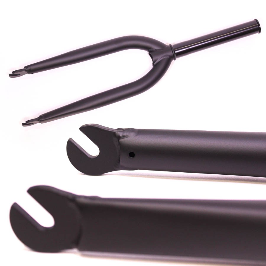 BMX フォーク　ゼロオフセット　軽量　クロモリ製　美品　パーツ　フラット BMX フォーク ゼロオフセット 軽量 クロモリ製 美品 パーツ