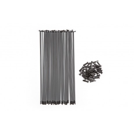BMX SPOKES BSD BUTTED BLACK