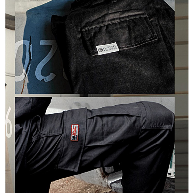 black mechanic pants