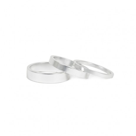 SPACERS DE DIRECTION BMX RANT STACK'EM SILVER