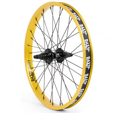 ROUE ARRIERE RANT PARTY ON V2 CASSETTE MATTE GOLD (RHD ou LHD)