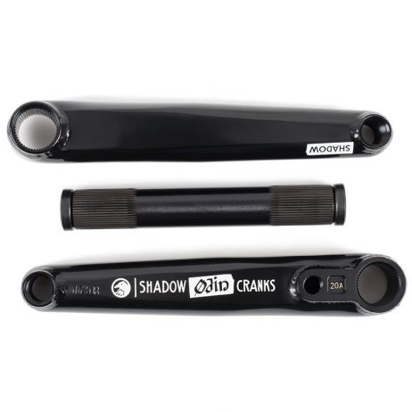 black bmx cranks