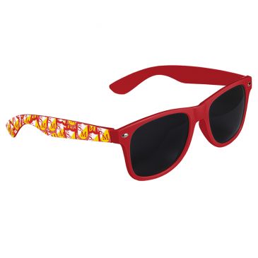 LUNETTE DE SOLEIL S&M SHIELD SHADES RED