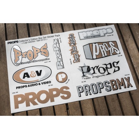 PLANCHE DE STICKERS PROPS COLLECTOR