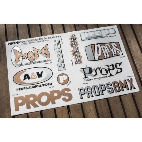 STICKERS SHEET PROPS COLLECTOR