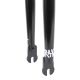 FOURCHE BMX RANT TWIN PEAKS FLATLAND 0MM GLOSS BLACK (TASSEAUX)