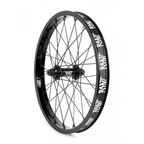 FRONT BMX WHEEL 18" RANT PARTY ON V2 BLACK