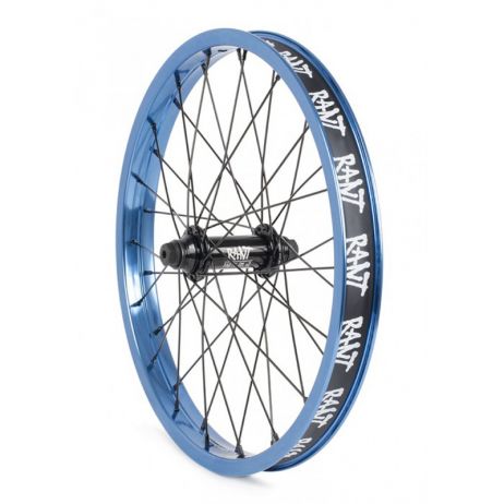 FRONT BMX WHEEL 18" RANT PARTY ON V2 BLUE