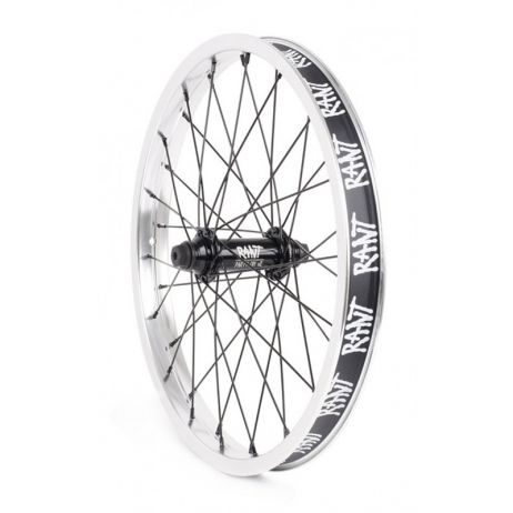 FRONT BMX WHEEL 18" RANT PARTY ON V2 SILVER
