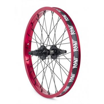 ROUE ARRIERE 18" RANT PARTY ON V2 CASSETTE RED