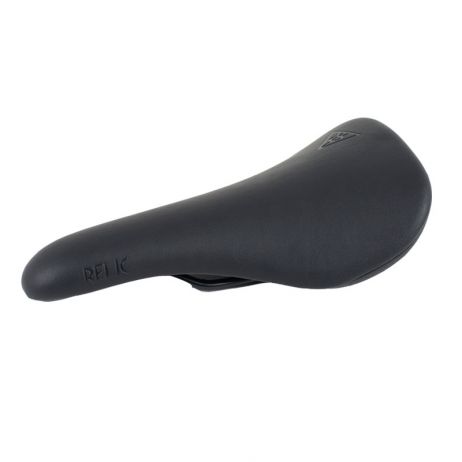 SELLE BMX RELIC CHOICE CUIR SYNTHETIQUE BLACK A RAIL