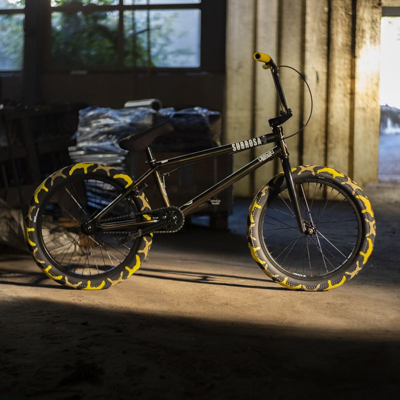 bmx bike yellow and black