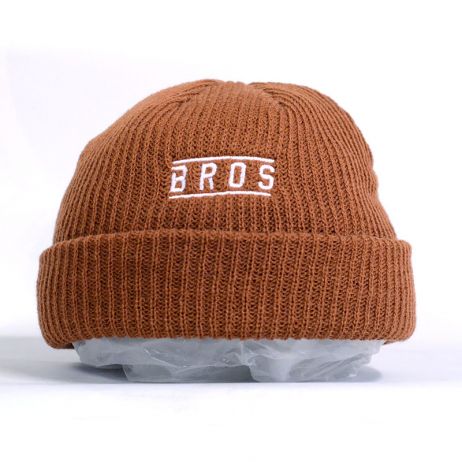 BEANIE BROS EMBROIDERED GREY