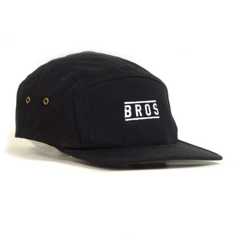 CASQUETTE BROS 5 PANELS BLACK