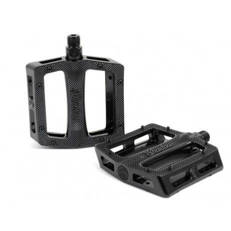 BMX ALLOY PEDALS SHADOW RAVAGER BLACK (LOOSEBALL)