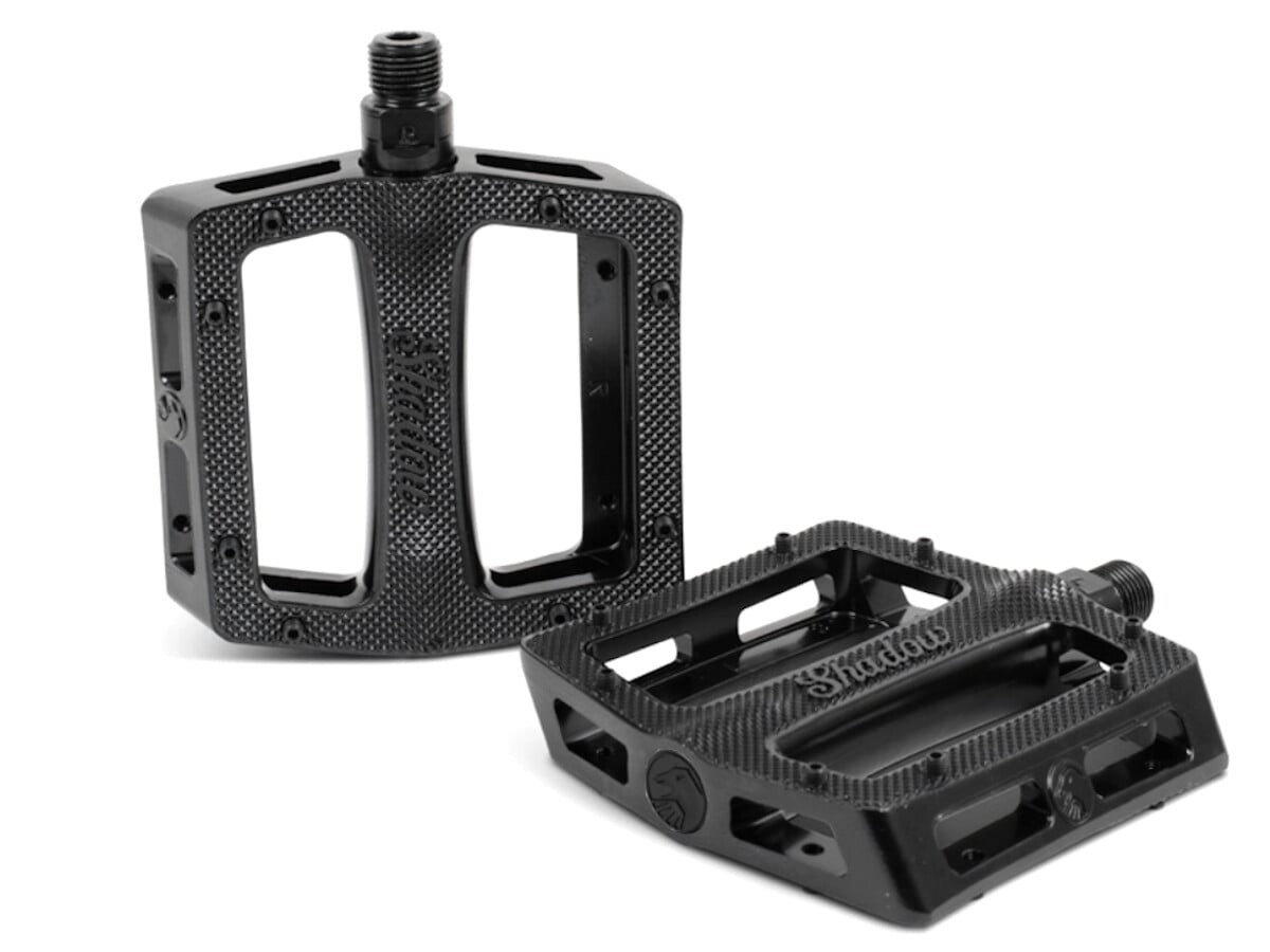 BMX ALLOY PEDALS SHADOW METAL BLACK 