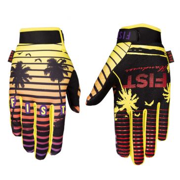 Gants enfant BMX Five Race jaune/noir