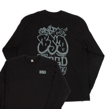 TSHIRT BSD LONG SLEEVES GRAF BLACK