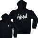 SWEAT FEDERAL CHALK HOOD BLACK