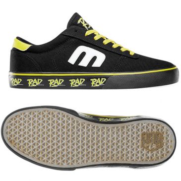 CHAUSSURES BMX ETNIES "Calli Vulc X RAD" BLACK/YELLOW