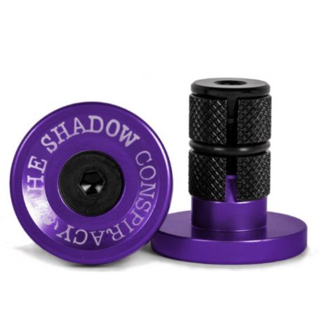 EMBOUTS GUIDON BMX SHADOW DEADBOLT ALU PURPLE