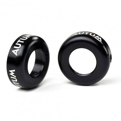 EMBOUTS DE POIGNEES BMX AUTUM ALU GLOSS BLACK