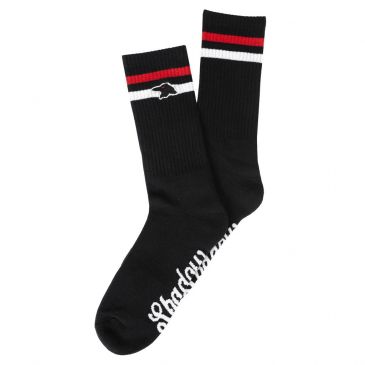 CHAUSSETTES SHADOW FINEST BLACK/RED V2