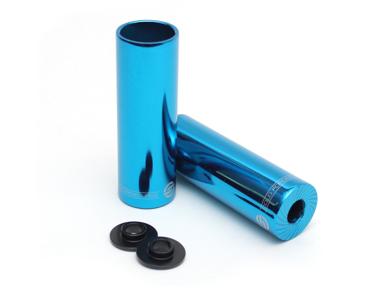 Bmx pegs top blue