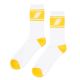 CHAUSSETTES UNITED REBORN WHITE/ORANGE
