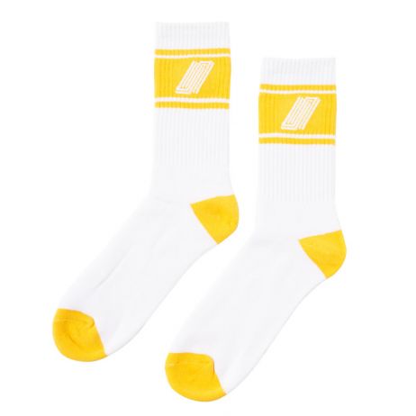 CHAUSSETTES UNITED REBORN WHITE/ORANGE