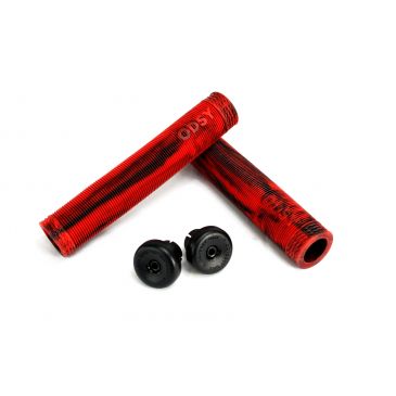 BMX GRIPS ODYSSEY BROC RAIFORD BLACK RED SWIRL