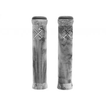 BMX GRIPS DEMOLITION AXES BLACK WHITE MARBLE