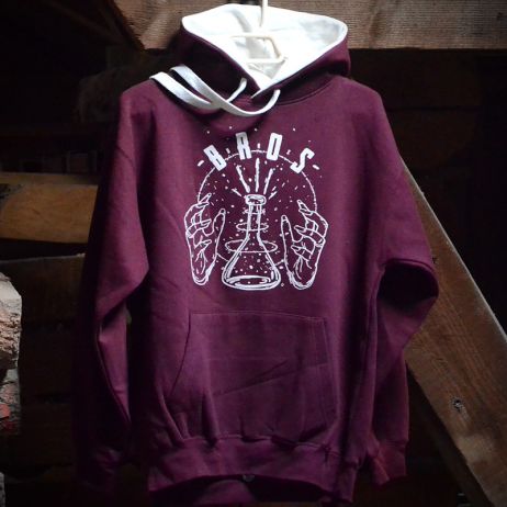 SWEAT CAPUCHE BROS ASTRO BURGUNDY