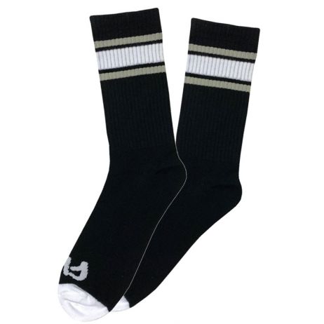 CULT SOCKS STRIPES BLACK