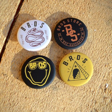 BROS BMX BUTTONS