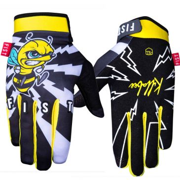 Gants enfant BMX Five Race jaune/noir