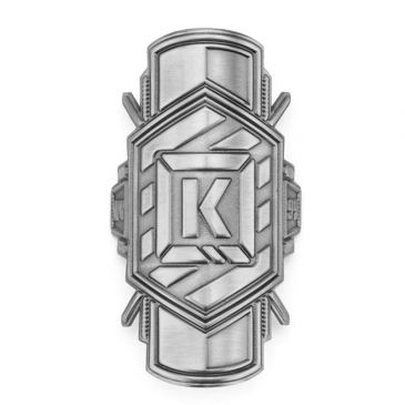 BADGE KINK BMX K-BRICK SILVER