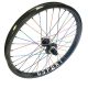 REAR BMX CUSTOM WHEEL GSPORT X TALL ORDER WITH OIL SLICK SPOKES