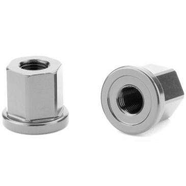 CINEMA BMX AXLE NUTS SILVER