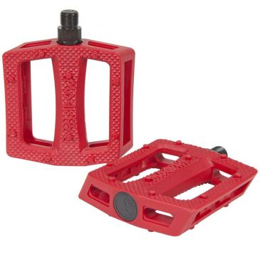 BMX PEDALS SHADOW RAVAGER PLASTIC RED