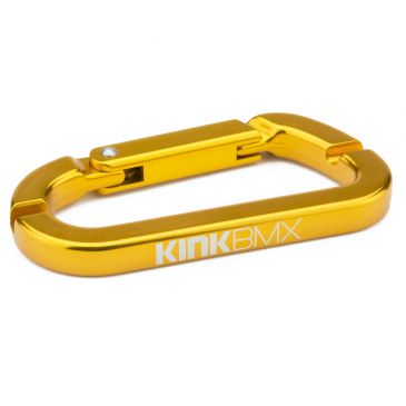 CLE A RAYONS KINK BMX CARABINER GOLD
