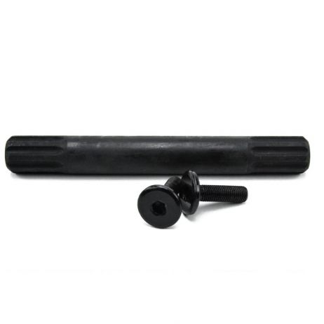 MISSION 8 SPLINES CRANK AXLE AND BOLTS