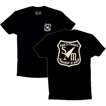 TSHIRT S&M RAILS AND TRAILS BLACK