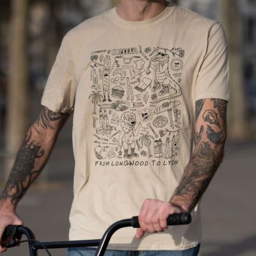 BROS X SUBROSA TEE SHIRT SAND