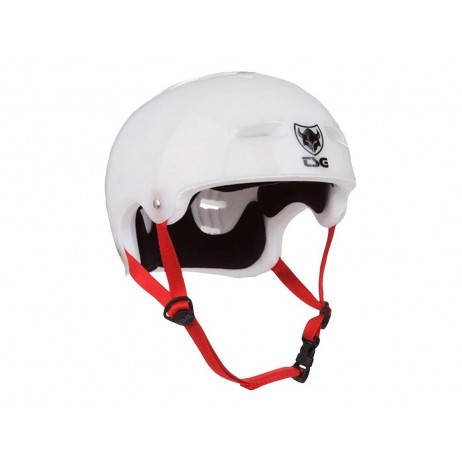 BMX HELMET TSG EVOLUTION INJECTED  SPECIAL MAKEUP CLEAR WHITE