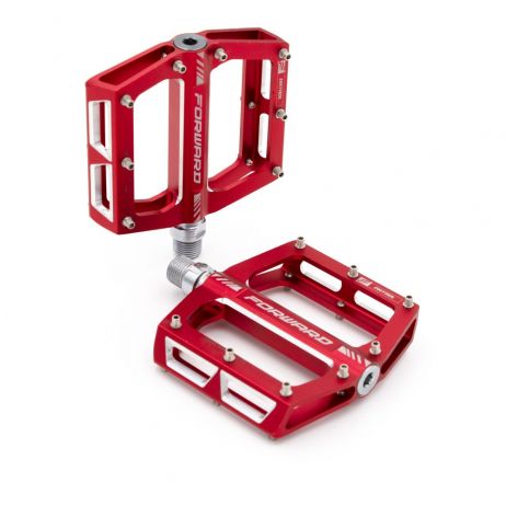 BMX ALLOY PEDALS FORWARD PATROL SEALED RED