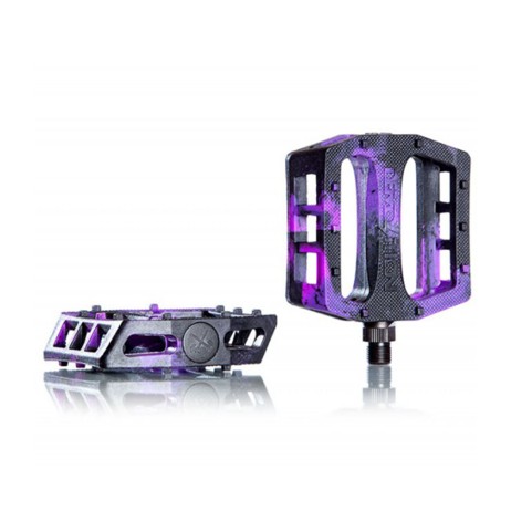 PEDALE BMX DEMOLITION TROOPER BLACK / PURPLE