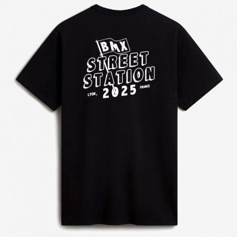 TSHIRT VANS X STREET STATION BLACK