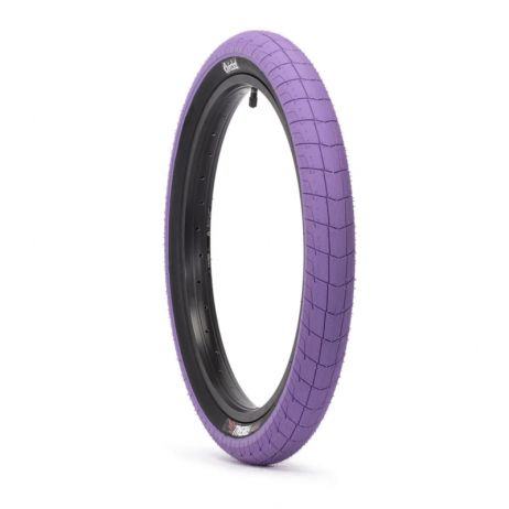 BMX TIRE ECLAT FIREBALL PURPLE BLACK WALL