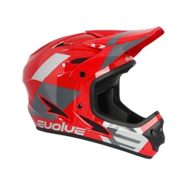 CASQUE BMX INTEGRAL EVOLVE STORM GLOSS RED GREY
